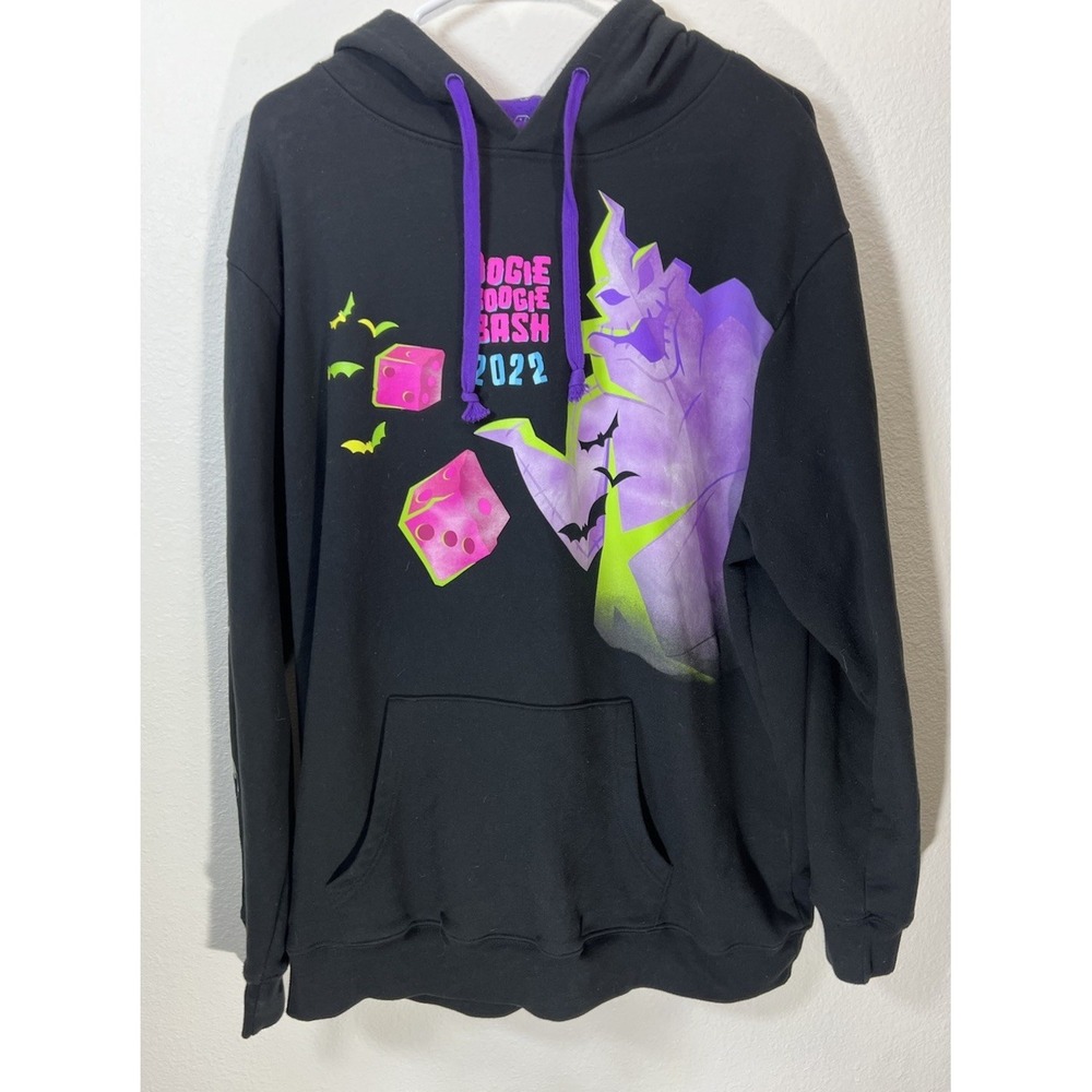 Oogie Boogie Disneyland 2022 Hoodie Halloween Party Parks Glow In Dark Limited